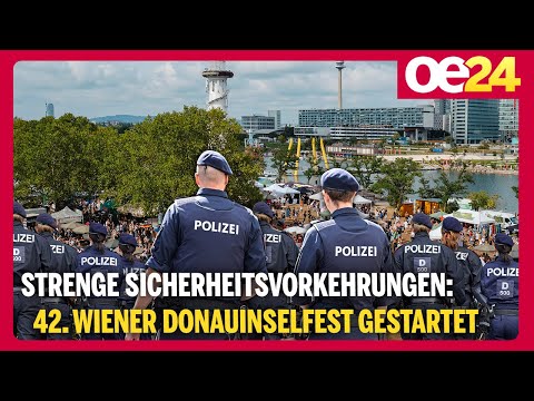 Strenge Sicherheitsvorkehrungen: 42. Wiener Donauinselfest gestartet