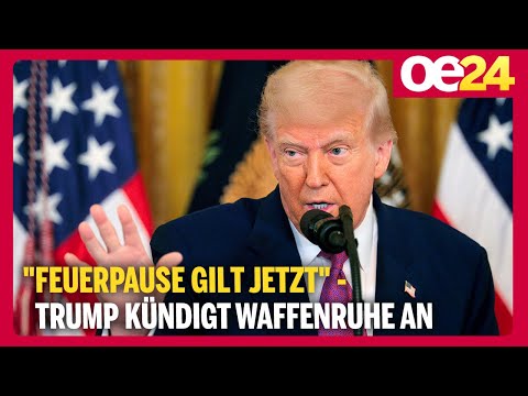 “Feuerpause gilt JETZT” – Trump kündigt Waffenruhe an