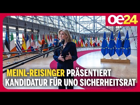Meinl-Reisinger präsentiert Kandidatur für UNO Sicherheitsrat