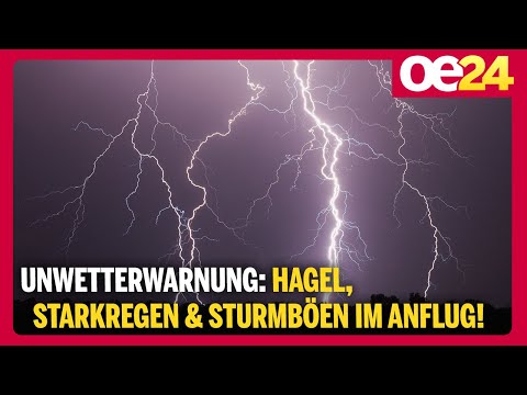 Unwetterwarnung: Hagel, Starkregen & Sturmböen im Anflug! | Lukas Bodinger