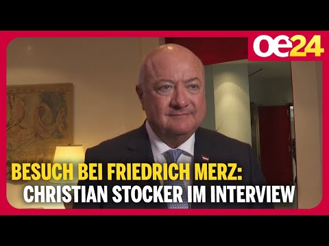 Besuch bei Friedrich Merz in Berlin: Christian Stocker im Interview