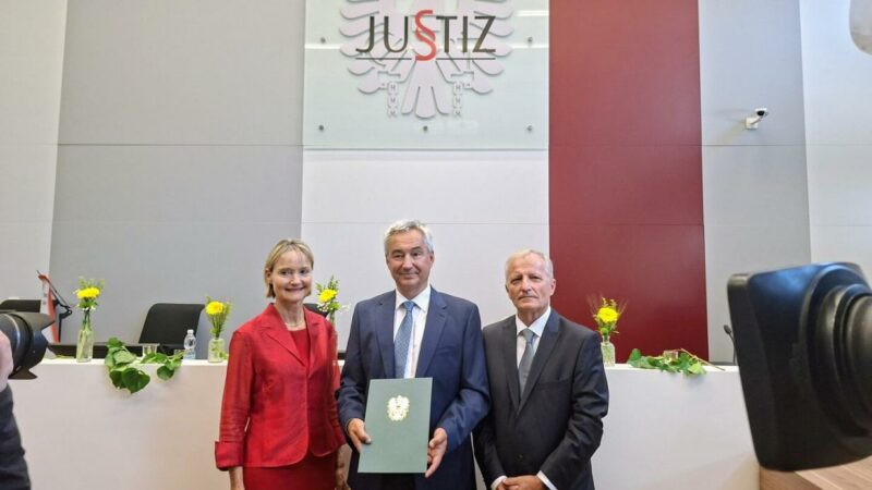 Landesgericht: Präsident Kolonovits offiziell ins Amt eingeführt