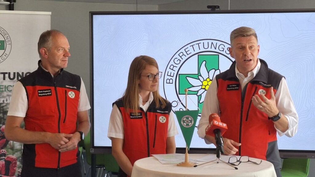 Neue Führung der Bergrettung in NÖ startet mit Kampagne gegen Unvernüftige