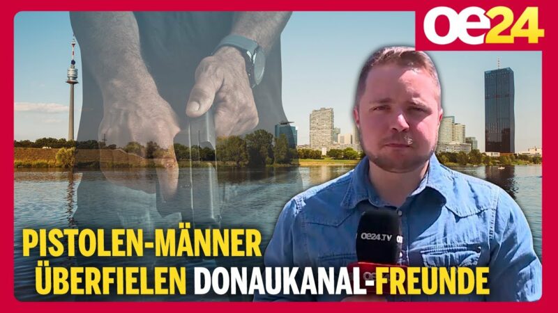 Pistolen-Männer überfielen Donaukanal-Freunde
