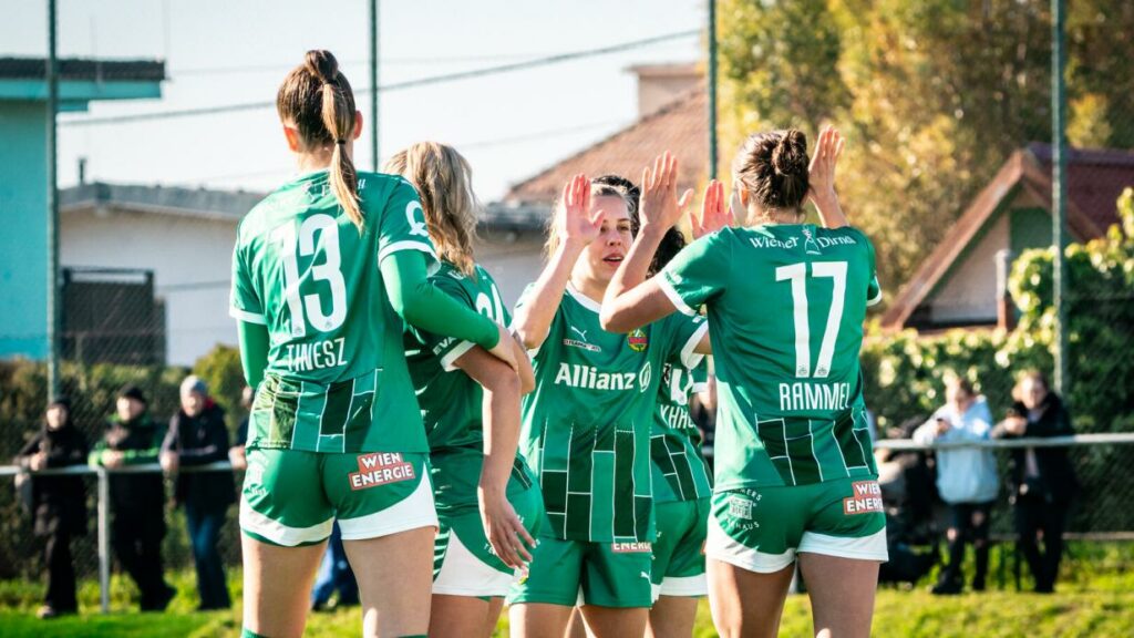Rapid-Frauen starten mit einem Kantersieg in die Relegation