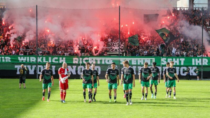 Rapid kommt: Wacker Innsbruck jubelt über das Cup-Traum-Los
