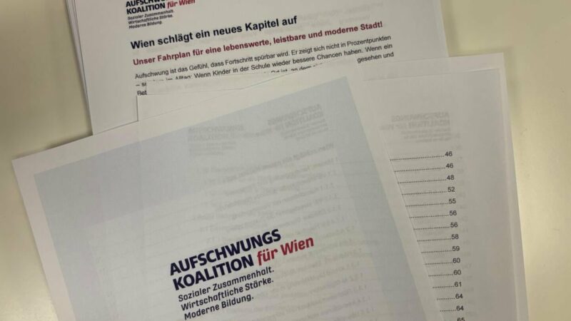 Rot-Pink in Wien: Das steht im neuen Regierungsprogramm