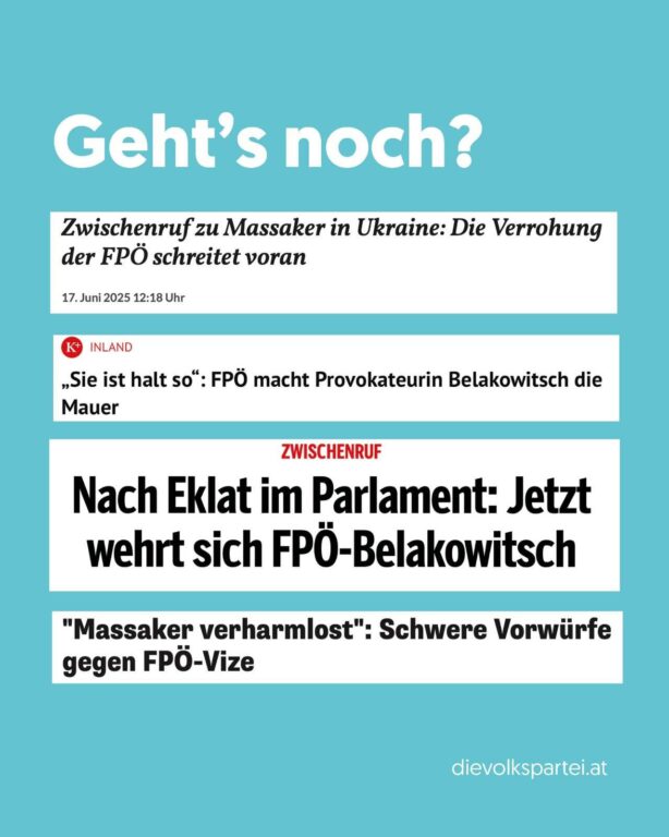 „Sie ist halt so“: FPÖ macht  Provokateurin Belakowitsch die Mauer