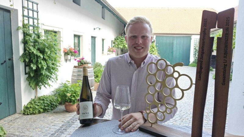 Titelverteidiger: Maximilian Pröll erneut Jungwinzer des Jahres