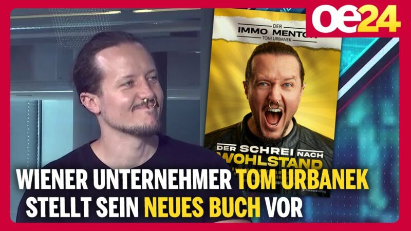 Wiener Unternehmer Tom Urbanek stellt sein neues Buch vor