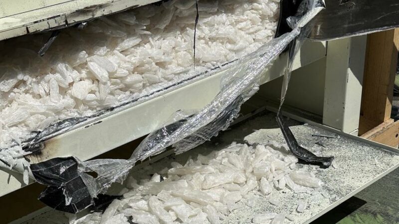 160 Kilogramm Crystal Meth im Millionenwert gefunden