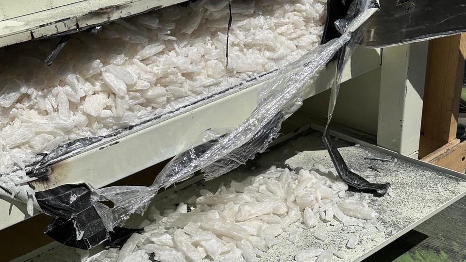 160 Kilogramm Crystal Meth im Millionenwert gefunden