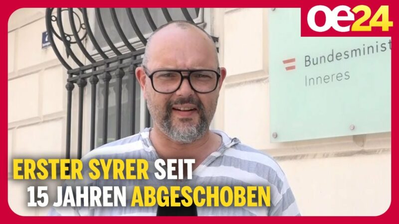 Erster Syrer seit 15 Jahren abgeschoben –