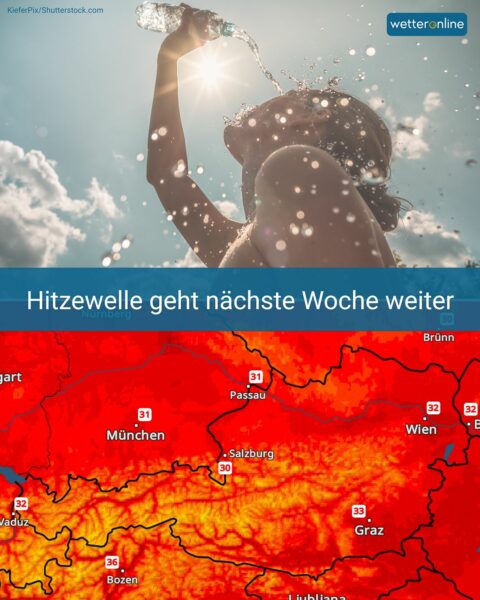 Hitze in Österreich: Bis zu 38 Grad, Abkühlung erst nächste Woche