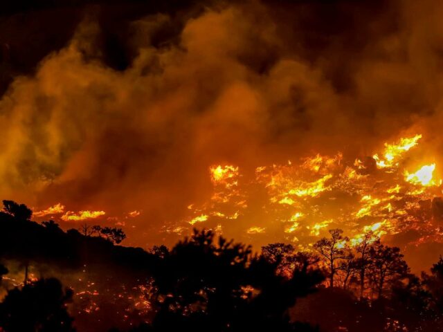 Hotels und Dörfer evakuiert: Waldbrand auf griechischer Ferieninsel