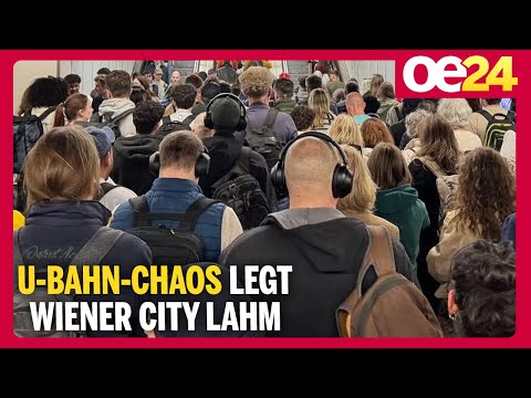 U1: U-Bahn-Chaos legt Wiener City lahm