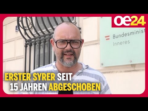 Erster Syrer seit 15 Jahren abgeschoben –