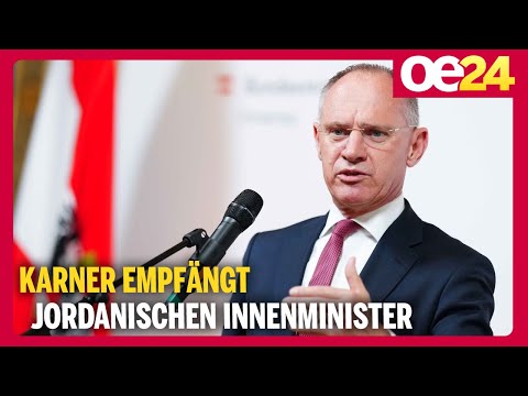 Karner empfängt jordanischen Innenminister