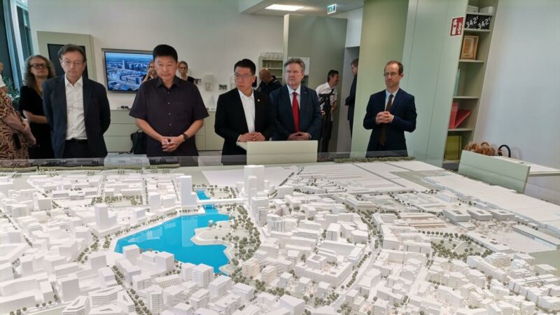 Minister aus Malaysia lobt  die Wiener Seestadt Aspern