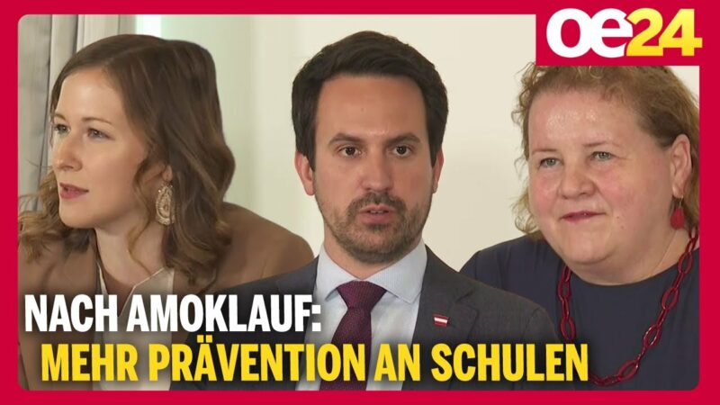 Nach Amoklauf: Mehr Prävention an österreichischen Schulen